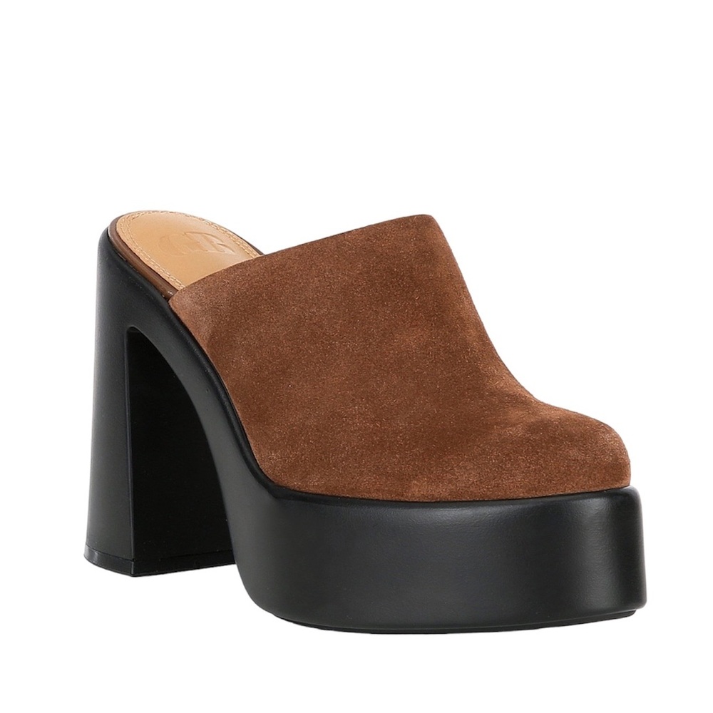 GB NWT Suede So Chic Platform Mule